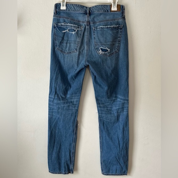 American Eagle distressed ripped straight jeans - Picture 2 of 3